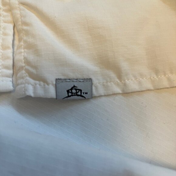 STORMTECH Cap Sleeve White Button Front Shirt Casual Hiking Gorpcore Weekend - Picture 5 of 11